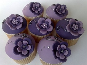  Purple bolo de copo ♥