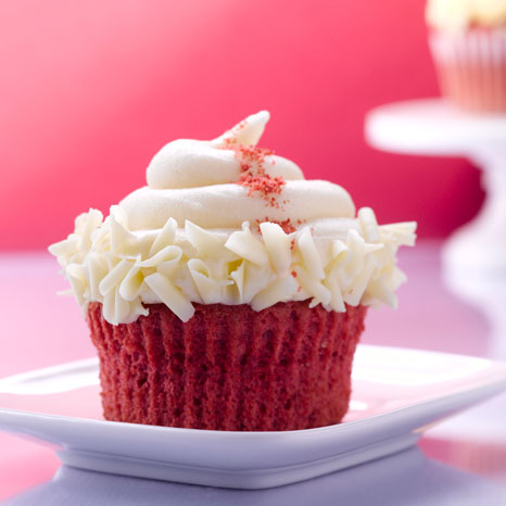  Red cupcake, kek cawan