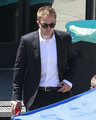 Robert on set of Maps to the Stars in L.A. - robert-pattinson photo