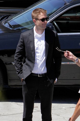  Robert on set of Maps to the Stars in L.A.
