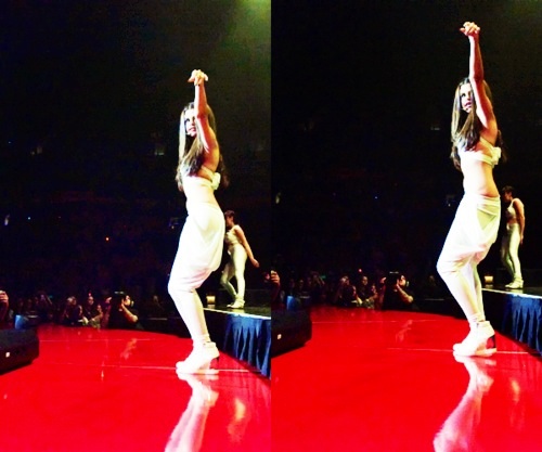  Selena performing on her Stars Dance Tour (Canada)