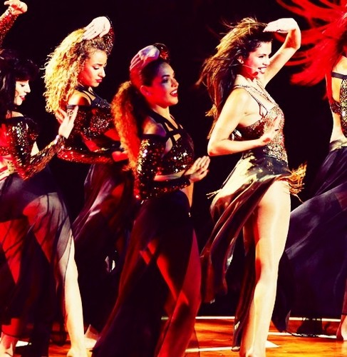  Selena performing on her Stars Dance Tour (Canada)