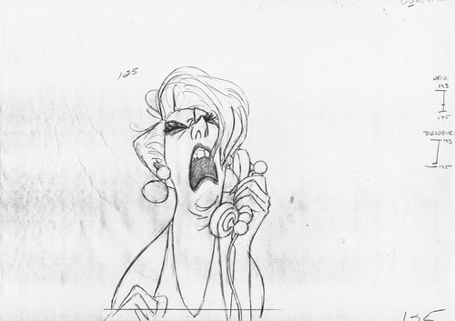  Walt Disney Sketches - Madame Medusa