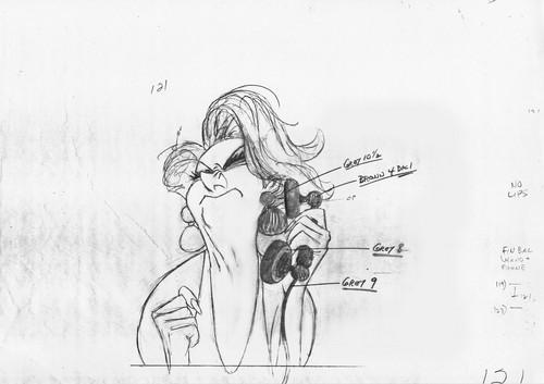  Walt Дисней Sketches - Madame Medusa