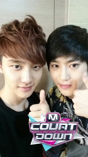  130905 MNET M!Countdown's Twitter Update with 엑소