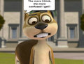 Fred the squirrel - penguins-of-madagascar fan art