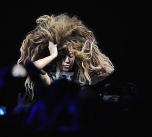  Gaga performing at the 2013 iTunes Festival in London