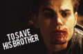 He just sacrificed everything to save his brother. - stefan-salvatore fan art