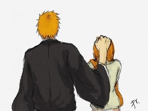  Ichigo's and Orihime's momments