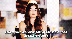  Lucy Hale on Ezria & the big reveal