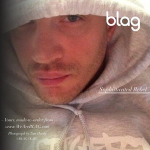  Tom Hardy in the new BLAG sophisticated rebel hoodie