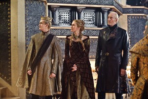  joffrey and cersei with tywin