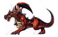 red - dragons fan art