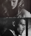 we could have had it all  - klaus-and-caroline fan art