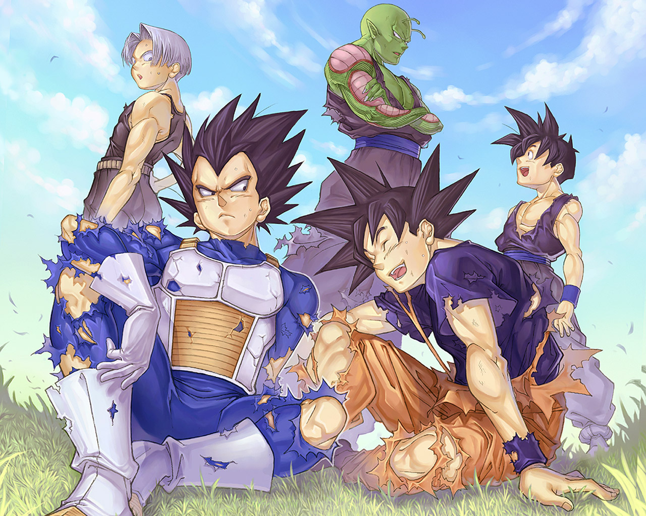 Goku & Vageta* - Dragon Ball Z Wallpaper (35525612) - Fanpop