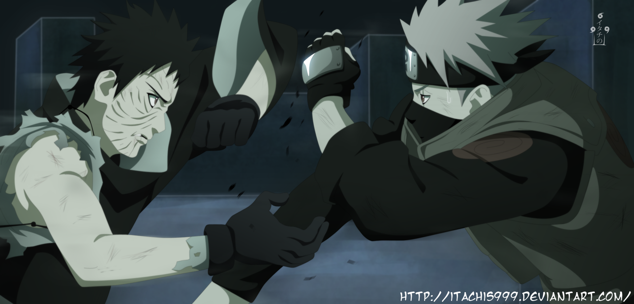 *Kakashi v/s Obito* - Naruto Shippuuden Photo (35529765) - Fanpop