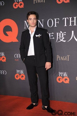  Ed Westwick at the 2013 GQ China Men of the साल Award ceremony