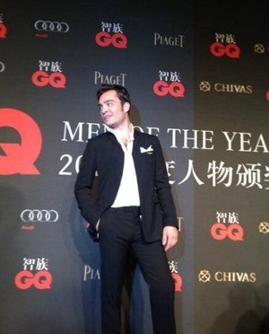  Ed Westwick at the 2013 GQ China Men of the साल Award ceremony