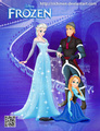 Elsa, Anna and Kristoff - frozen fan art