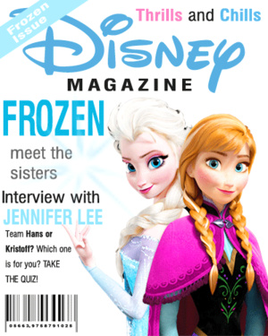  Frozen - Uma Aventura Congelante Magazine (Fan made)