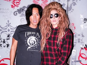  Gaga at V Magazine Party in NYC (Sept. 7)