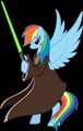 Jedi Rainbow Dash - my-little-pony-friendship-is-magic photo