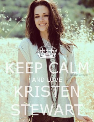  Keep calm and প্রণয় Kristen Stewart