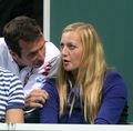 Kvitova and Stepanek Davis Cup 2013 - tennis photo