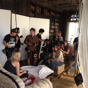 Leighton's new movie project:'LIKE SUNDAY, LIKE RAIN' / set photos