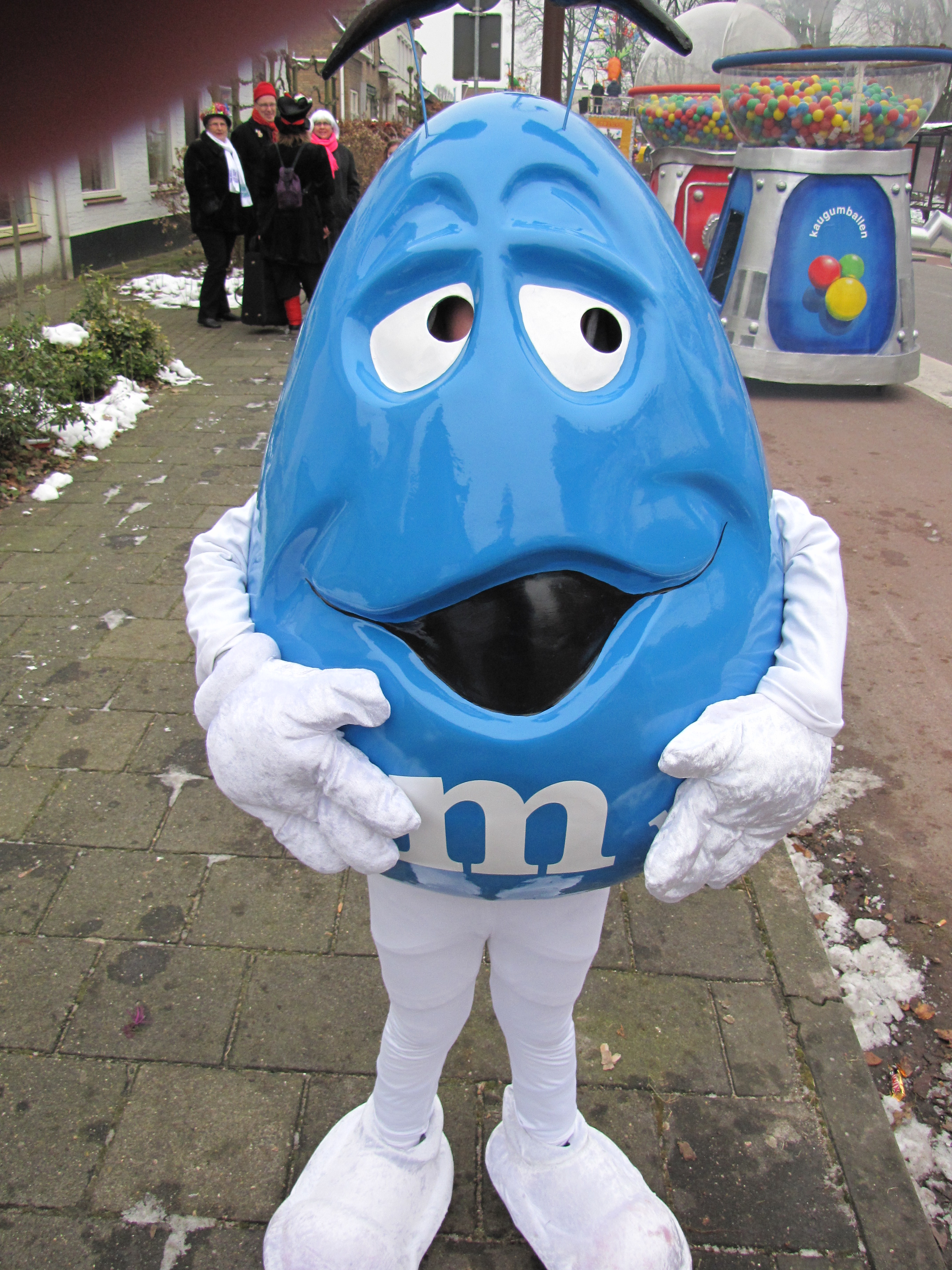 Blue M&M's Costume Blue M&M Fancy Dress Costume