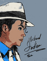 Michael Jackson painting - michael-jackson fan art