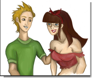Fan Art of Old Pic Mike And Zoey for fans of Total Drama All Stars (Season ...