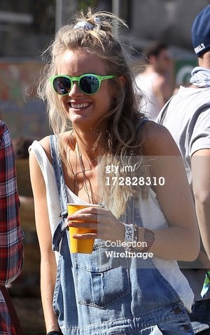  Price Harry's girlfrend, attends día 3 of the 2013 Glastonbury Festival at Worthy Farm on June 29