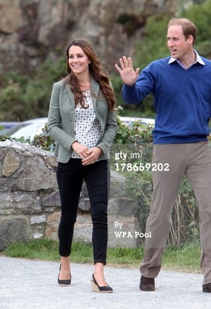  The Duke And Duchess Of Cambridge Start The Ring O'Fire Anglesey Coastal Ultra Marathon