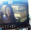 The Mentalist - Episode 6.06 - Fire and Brimstone - BTS photos of Simon Baker and Robin Tunney  - the-mentalist photo