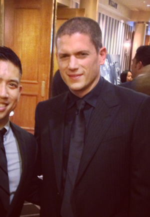  Wentworth Miller spoke at a Human Rights Campaign makan malam in Seattle