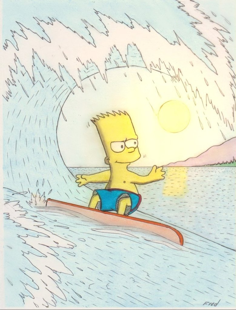 Fan Art of bart for fans of Bart Simpson. 