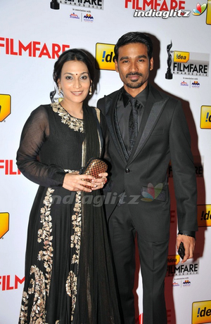 dhanush & his wife
