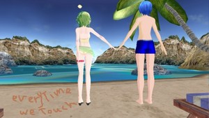 gumi and kaito every time we touch