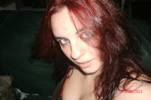  me mostrando off my red hair :D
