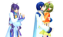  mmd gumi and kaito 吻乐队（Kiss）