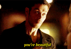  “Caroline, you're beautiful. But if wewe don't stop talking, I'll kill you."