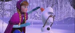 Anna and Olaf Screencap