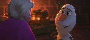 Anna and Olaf Screencap