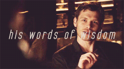 Klaus Appreciation Week↳ Day 1 » ”six things you love about klaus”