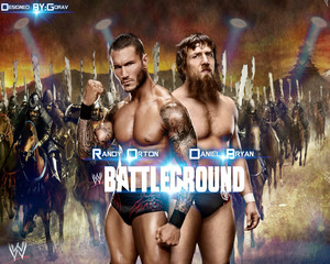  Randy orton vs Daniel bryan battelground match card