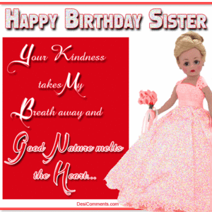  Sister B'day Wishes