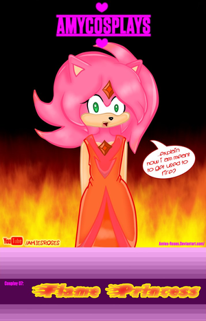  Amy Cosplays 7: Flame Princess