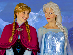  Anna and Elsa Face Characters