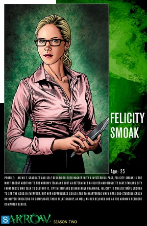 Arrow - Season 2 - Character Profile Comic Sheets 